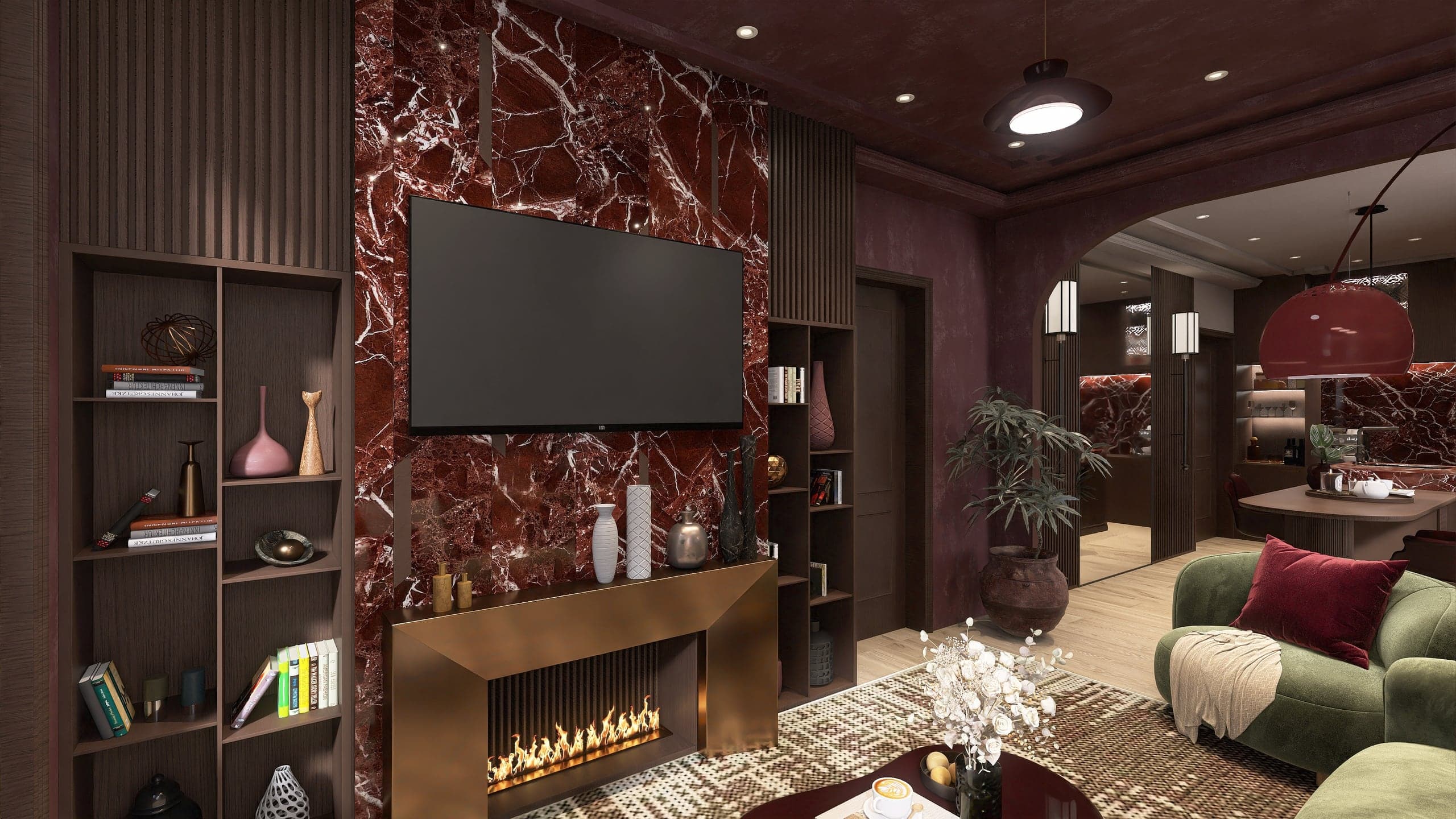 Burgundy Residence – ganzheitliches Düsseldorfer Apartment, Ansicht 5