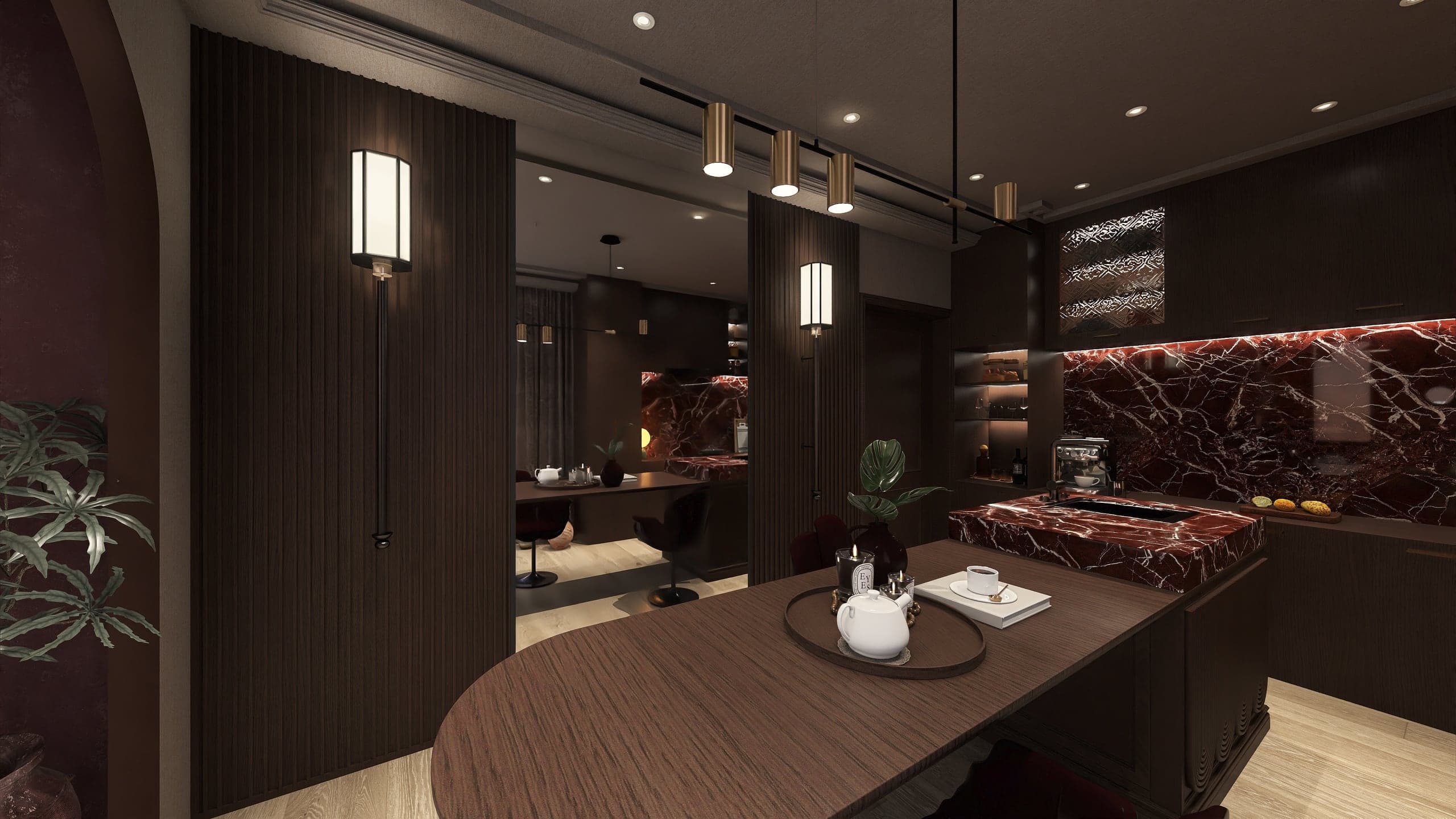 Burgundy Residence – ganzheitliches Düsseldorfer Apartment, Ansicht 10
