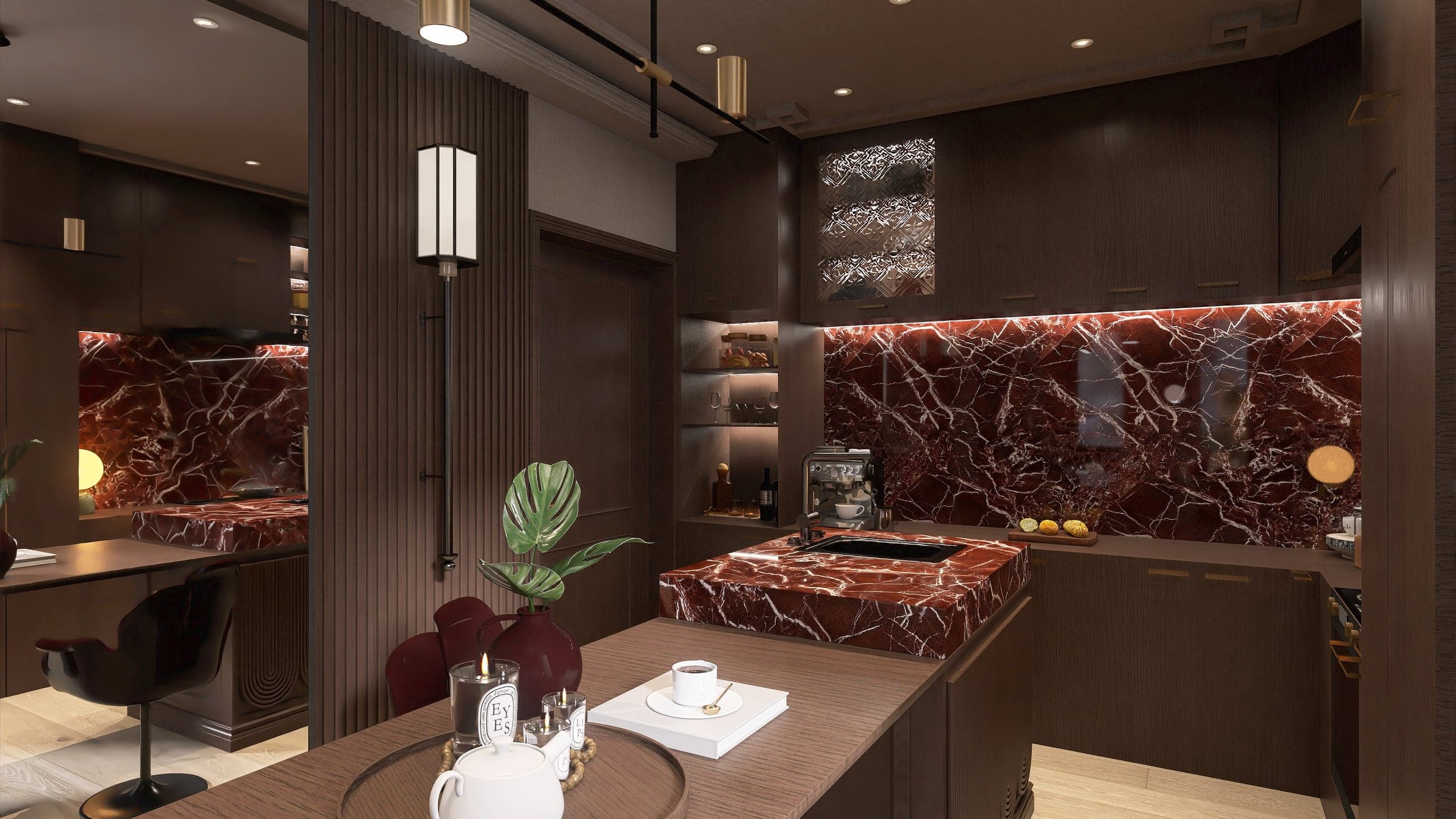Burgundy Residence – ganzheitliches Düsseldorfer Apartment, Ansicht 11