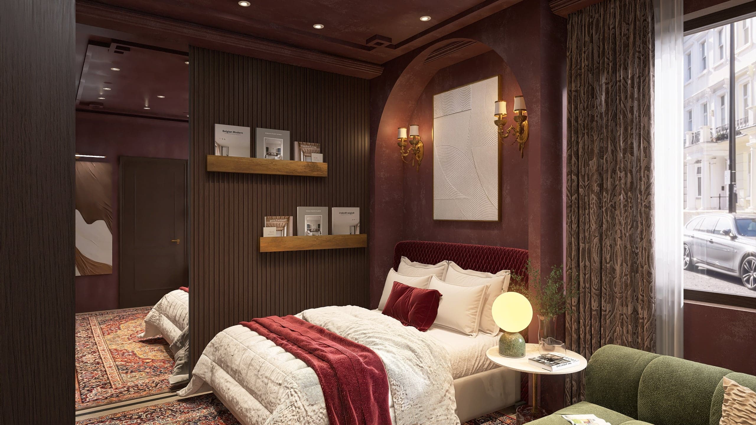 Burgundy Residence – ganzheitliches Düsseldorfer Apartment, Ansicht 12