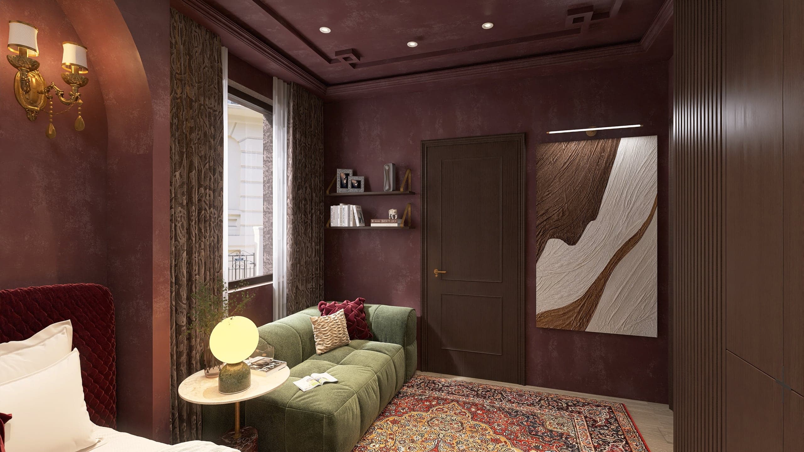 Burgundy Residence – ganzheitliches Düsseldorfer Apartment, Ansicht 14