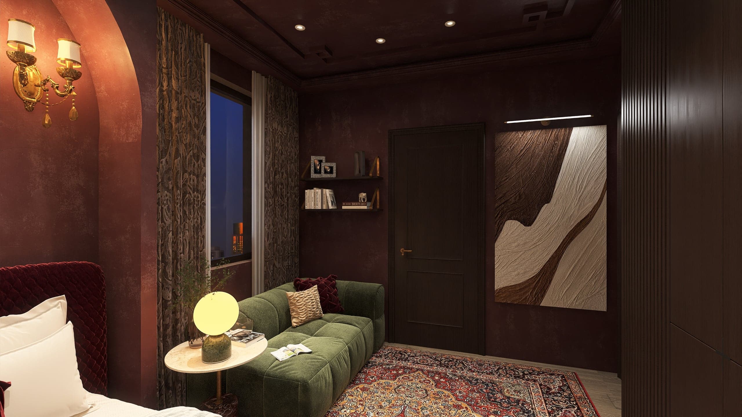 Burgundy Residence – ganzheitliches Düsseldorfer Apartment, Ansicht 15