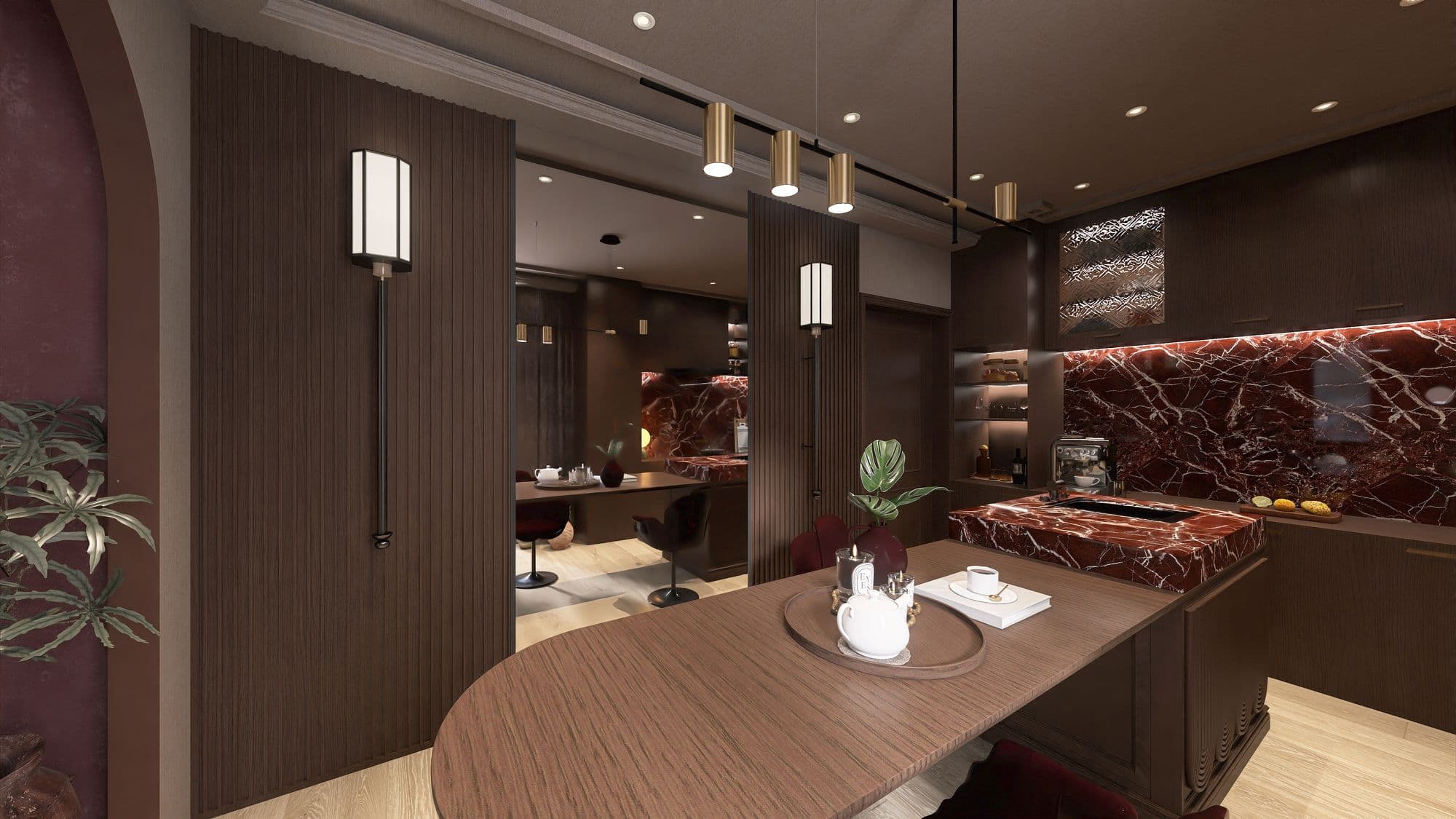 Burgundy Residence – Küche, zusätzliche Ansicht 5