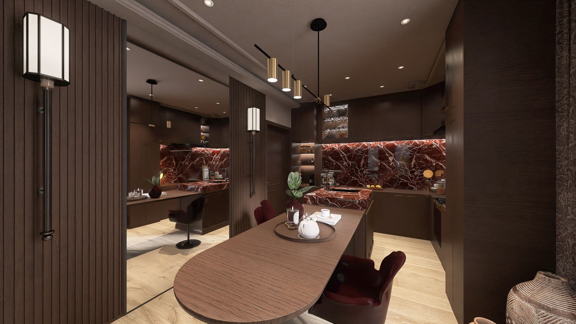Burgundy Residence – Küche, zusätzliche Ansicht 6