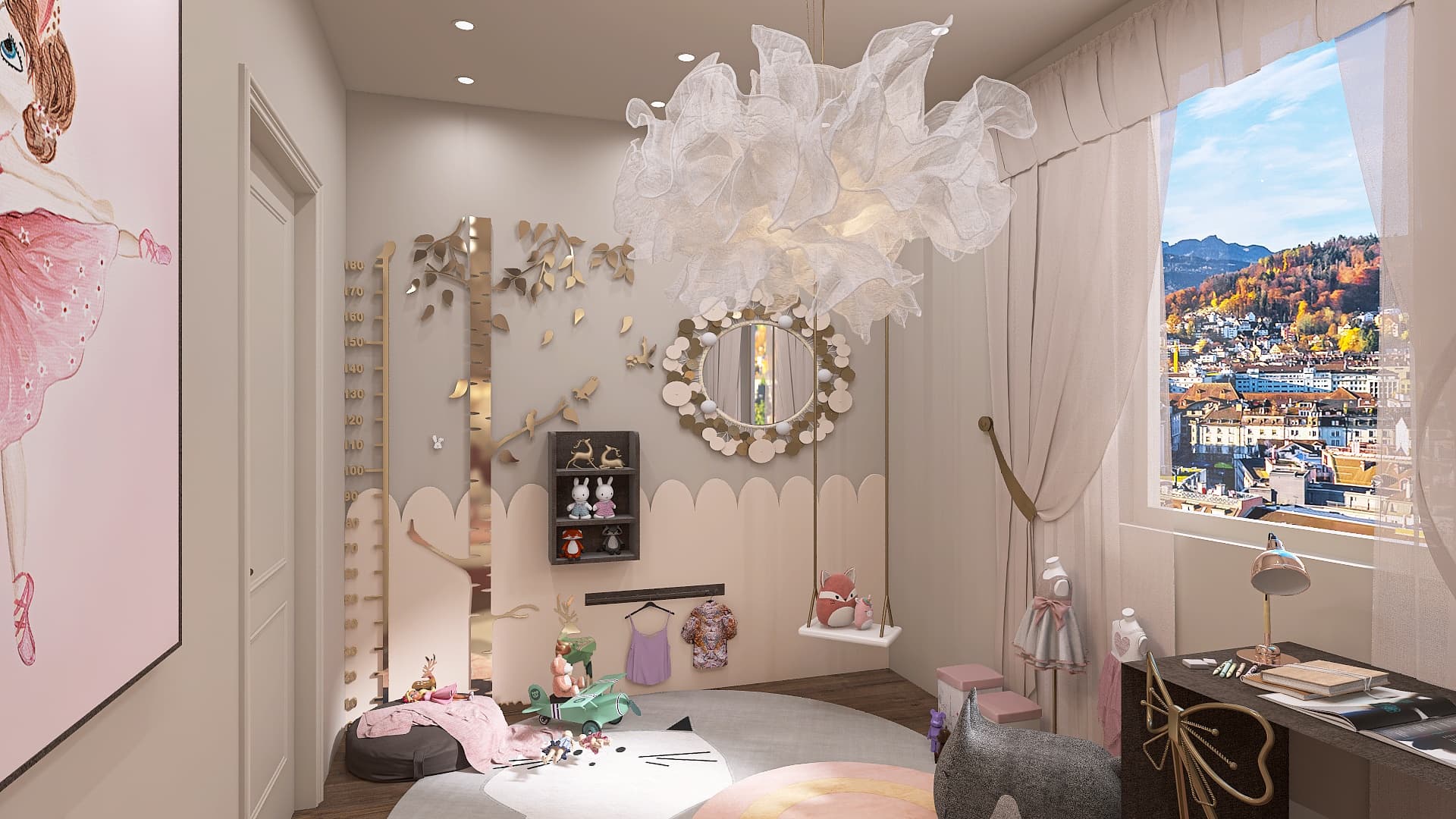 Parisian Dream – romantisches Pariser Kinderzimmer, Ansicht 2